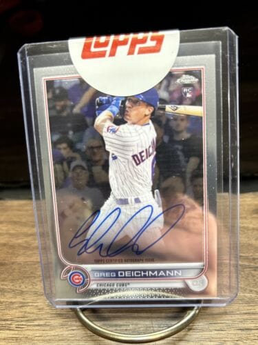 Cheap Sneaks Footwear/Sports Cards Baseball Card 2022 Topps Chrome Rookie Autograph #RA-GD Greg Deichmann RC Auto Chica