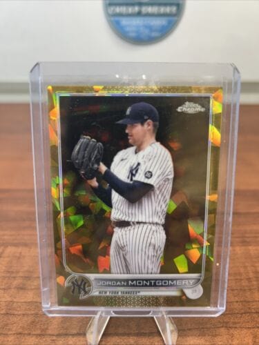 Cheap Sneaks Footwear/Sports Cards Baseball Card 2022 Topps Chrome Sapphire Jordan Montgomery Gold /50 New York Yankees