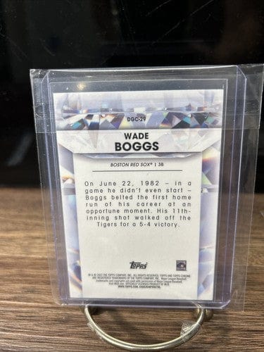 Cheap Sneaks Footwear/Sports Cards Baseball Card 2022 Topps Chrome Update Diamond Greats Wade Boggs Boston Red Sox