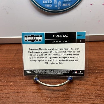 Cheap Sneaks Footwear/Sports Cards Baseball Card 2022 Topps Chrome Update Generation Now Shane Baz RC Tampa Bay Rays Ro