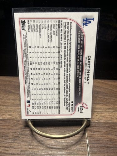 Cheap Sneaks Footwear/Sports Cards Baseball Card 2022 Topps Chrome Update #USC40 Dustin May Los Angeles Dodgers