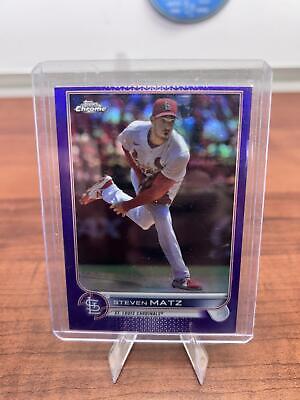 Cheap Sneaks Footwear/Sports Cards Baseball Card 2022 Topps Chrome Update #USC47 Steven Matz Purple Refractor
