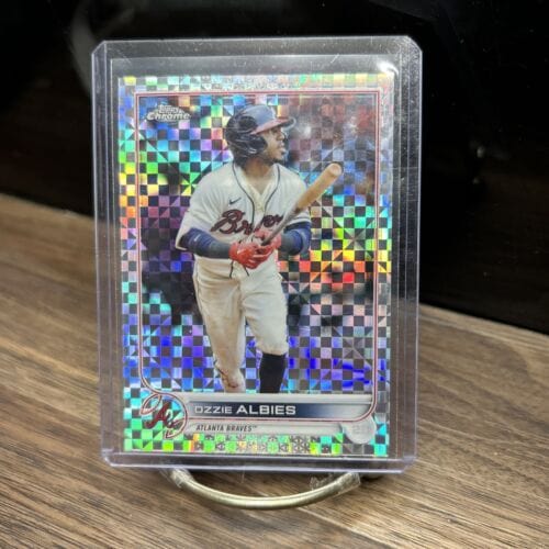 Cheap Sneaks Footwear/Sports Cards Baseball Card 2022 TOPPS CHROME XFRACTOR OZZIE ALBIES ATLANTA BRAVES #205
