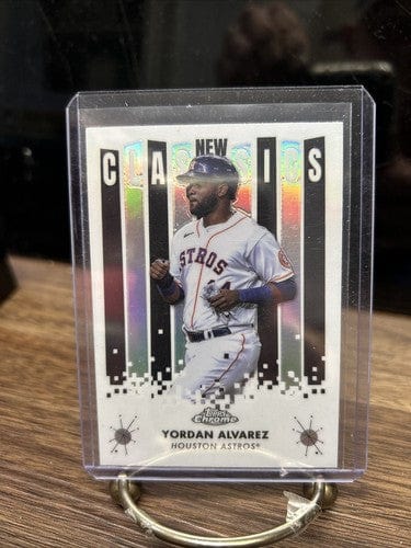 Cheap Sneaks Footwear/Sports Cards Baseball Card 2022 Topps Chrome Yordan Alvarez #NC-12 New Classics Refractor Houston