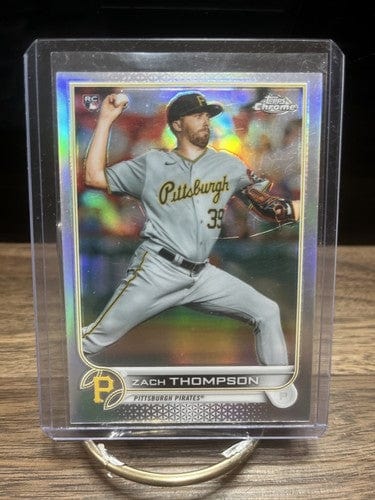 Cheap Sneaks Footwear/Sports Cards Baseball Card 2022 Topps Chrome Zach Thompson Refractor #30 RC Pittsburgh Pirates Ro