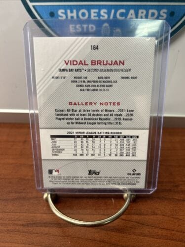 Cheap Sneaks Footwear/Sports Cards Baseball Card 2022 Topps Gallery - #164 Vidal Brujan (RC). Tampa Bay Rays. Rookie