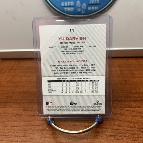 Cheap Sneaks Footwear/Sports Cards Baseball Card 2022 Topps Gallery #176 Yu Darvish San Diego Padres