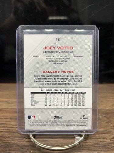 Cheap Sneaks Footwear/Sports Cards Baseball Card 2022 Topps Gallery #197 Joey Votto Printer Proof Cincinnati Reds