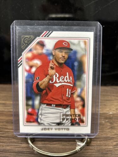 Cheap Sneaks Footwear/Sports Cards Baseball Card 2022 Topps Gallery #197 Joey Votto Printer Proof Cincinnati Reds