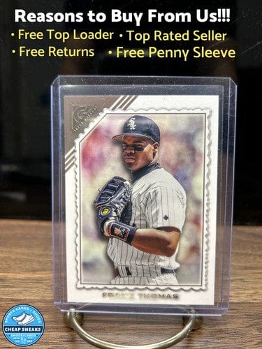 Cheap Sneaks Footwear/Sports Cards Baseball Card 2022 Topps Gallery #61 Frank Thomas - Chicago White Sox