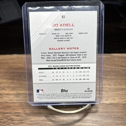 Cheap Sneaks Footwear/Sports Cards Baseball Card 2022 Topps Gallery #83 Jo Adell Los Angeles Angels