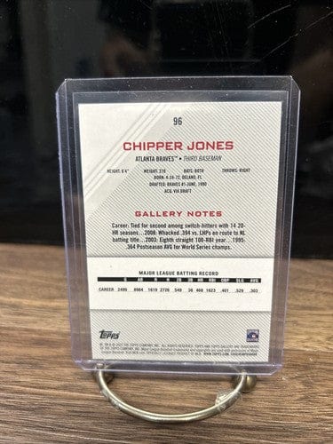 Cheap Sneaks Footwear/Sports Cards Baseball Card 2022 Topps Gallery Artist's Proof Chipper Jones # 96