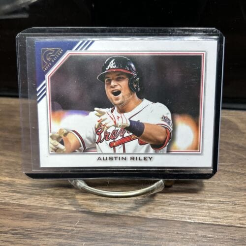 Cheap Sneaks Footwear/Sports Cards Baseball Card 2022 Topps Gallery Austin Riley Atlanta Braves #21