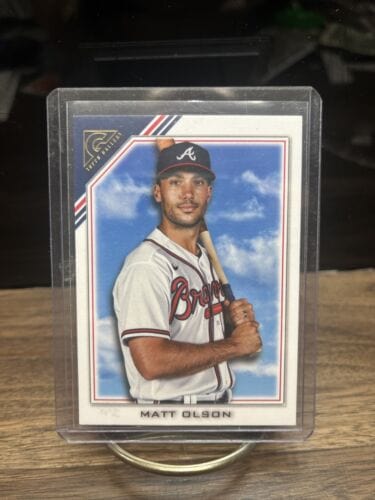 Cheap Sneaks Footwear/Sports Cards Baseball Card 2022 Topps Gallery Baseball Matt Olson Atlanta Braves Card #36