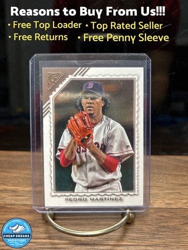 Cheap Sneaks Footwear/Sports Cards Baseball Card 2022 Topps Gallery Baseball Pedro Martinez #10 Boston Red Sox HOF