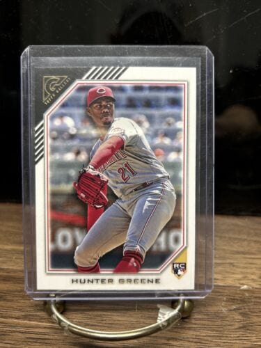 Cheap Sneaks Footwear/Sports Cards Baseball Card 2022 Topps Gallery Hunter Greene #170 Rookie Cincinnati Reds