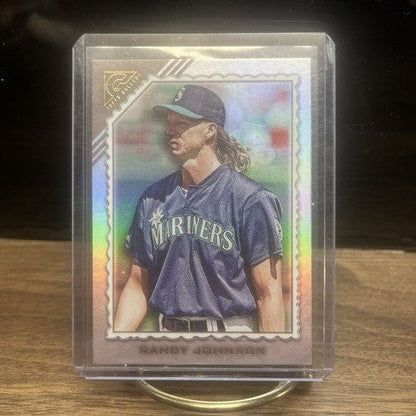 Cheap Sneaks Footwear/Sports Cards Baseball Card 2022 Topps Gallery Randy Johnson Rainbow foil Parallel SP Mariners