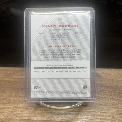 Cheap Sneaks Footwear/Sports Cards Baseball Card 2022 Topps Gallery Randy Johnson Rainbow foil Parallel SP Mariners
