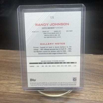 Cheap Sneaks Footwear/Sports Cards Baseball Card 2022 Topps Gallery Randy Johnson Seattle Mariners #125
