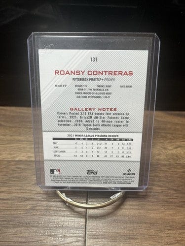 Cheap Sneaks Footwear/Sports Cards Baseball Card 2022 Topps Gallery Roansy Contreras RC Pittsburgh Pirates #131