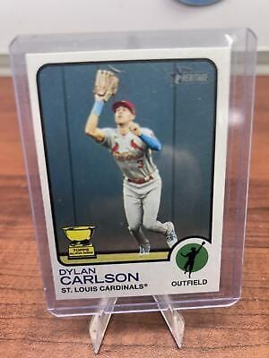 Cheap Sneaks Footwear/Sports Cards Baseball Card 2022 Topps Heritage #259 Dylan Carlson