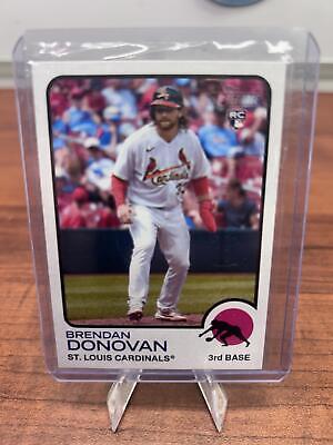 Cheap Sneaks Footwear/Sports Cards Baseball Card 2022 Topps Heritage #543 Brendan Donovan