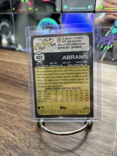 Cheap Sneaks Footwear/Sports Cards Baseball Card 2022 Topps Heritage High Number CJ Abrams RC Nationals #501 Rookie