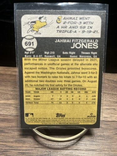 Cheap Sneaks Footwear/Sports Cards Baseball Card 2022 Topps Heritage High Number Jahmai Jones Baltimore Orioles #691