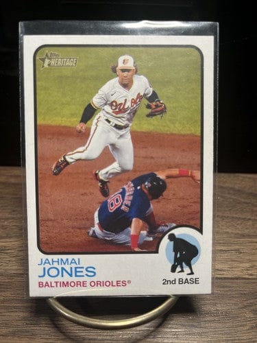 Cheap Sneaks Footwear/Sports Cards Baseball Card 2022 Topps Heritage High Number Jahmai Jones Baltimore Orioles #691
