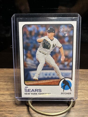 Cheap Sneaks Footwear/Sports Cards Baseball Card 2022 Topps Heritage High Number Rookie Rc JP Sears New York Yankees #5