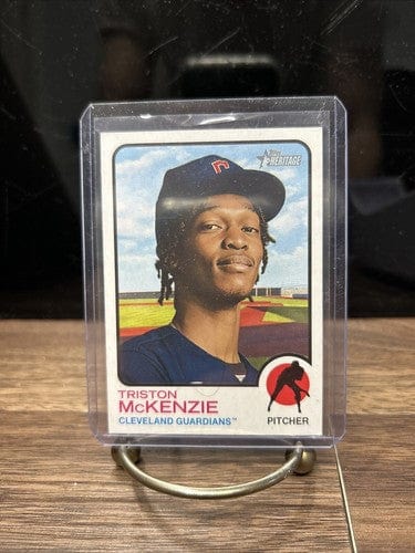 Cheap Sneaks Footwear/Sports Cards Baseball Card 2022 Topps Heritage Triston McKenzie  #20   Cleveland Guardians Baseba