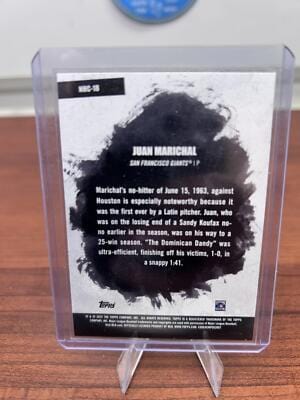 Cheap Sneaks Footwear/Sports Cards Baseball Card 2022 Topps #NHC-18 Juan Marichal No-Hit Club