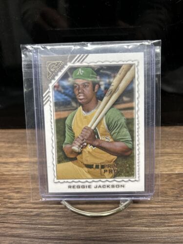 Cheap Sneaks Footwear/Sports Cards Baseball Card 2022 Topps Reggie Jackson Gallery Printer Proof SP Card #92 Oakland At