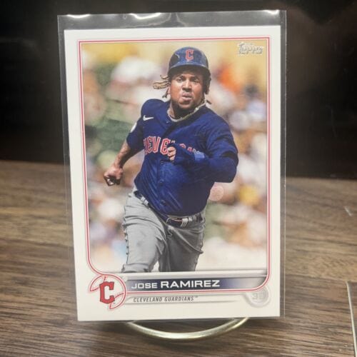 Cheap Sneaks Footwear/Sports Cards Baseball Card 2022 Topps Series 1 Baseball Jose Ramirez Base #269 Cleveland Guardian