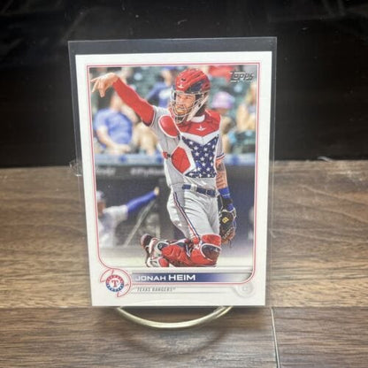 Cheap Sneaks Footwear/Sports Cards Baseball Card 2022 Topps Series 1 Jonah Heim #230 - Texas Rangers
