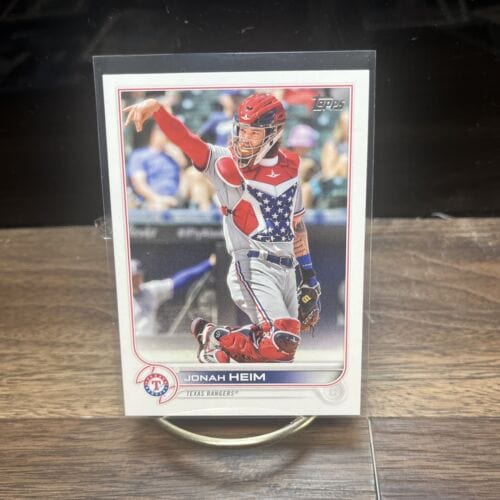 Cheap Sneaks Footwear/Sports Cards Baseball Card 2022 Topps Series 1 Jonah Heim #230 - Texas Rangers