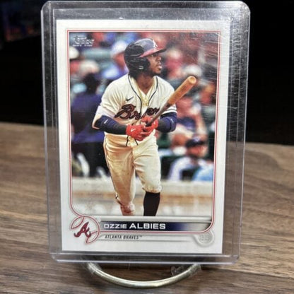 Cheap Sneaks Footwear/Sports Cards Baseball Card 2022 Topps Series 2 #401 Ozzie Albies Atlanta Braves Baseball Card