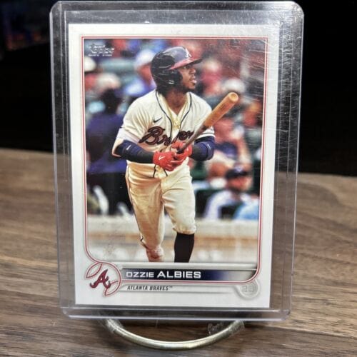 Cheap Sneaks Footwear/Sports Cards Baseball Card 2022 Topps Series 2 #401 Ozzie Albies Atlanta Braves Baseball Card
