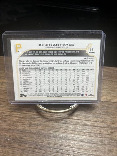 Cheap Sneaks Footwear/Sports Cards Baseball Card 2022 Topps Series 2 Ke'Bryan Hayes #111 Pittsburgh Pirates
