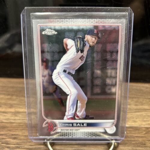 Cheap Sneaks Footwear/Sports Cards Baseball Card 2022 Topps Sonic Chrome Base #118 Chris Sale - Boston Red Sox