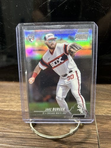 Cheap Sneaks Footwear/Sports Cards Baseball Card 2022 Topps Stadium Club Chrome Baseball Jake Burger RC #157