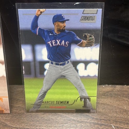 Cheap Sneaks Footwear/Sports Cards Baseball Card 2022 Topps Stadium Club MARCUS SEMIEN Black and White SEPIA #94 (2) Ca