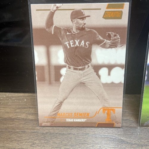 Cheap Sneaks Footwear/Sports Cards Baseball Card 2022 Topps Stadium Club MARCUS SEMIEN Black and White SEPIA #94 (2) Ca
