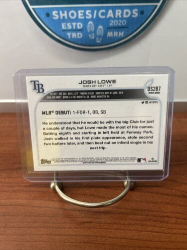 Cheap Sneaks Footwear/Sports Cards Baseball Card 2022 Topps Update Baseball. JOSH LOWE. RC Rookie Debut. Tampa Bay Rays