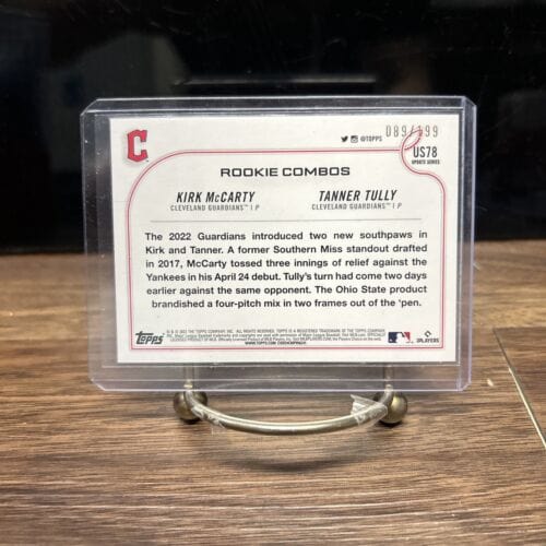 Cheap Sneaks Footwear/Sports Cards Baseball Card 2022 Topps Update Red Rainbow Foil #US78 Kirk McCarty Tanner Tully #08