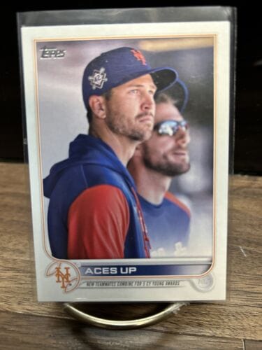 Cheap Sneaks Footwear/Sports Cards Baseball Card 2022 Topps Update Series #US288 Jacob deGrom/Max Scherzer - NEW YORK M
