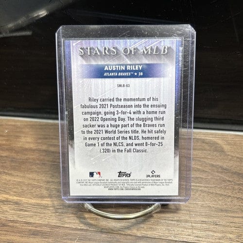 Cheap Sneaks Footwear/Sports Cards Baseball Card 2022 Topps Update  Stars Of The MLB Insert AUSTIN RILEY BRAVES #SMLB63