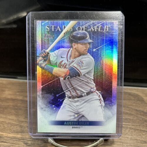 Cheap Sneaks Footwear/Sports Cards Baseball Card 2022 Topps Update  Stars Of The MLB Insert AUSTIN RILEY BRAVES #SMLB63