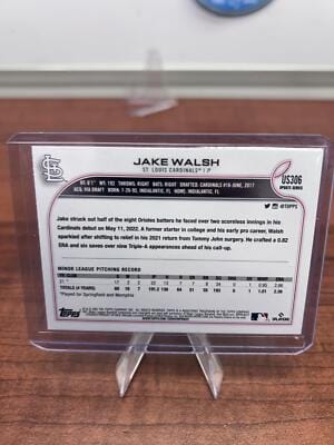 Cheap Sneaks Footwear/Sports Cards Baseball Card 2022 Topps Update #US306 Jake Walsh