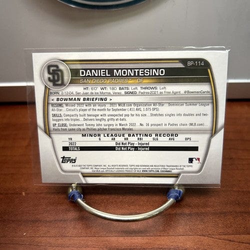 Cheap Sneaks Footwear/Sports Cards Baseball Card 2023 1st Bowman Daniel Montesino # BP-114 San Diego Padres Baseball Ca